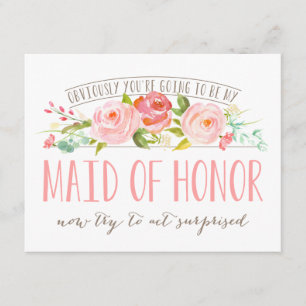 Trauzeugin Rose Garden Card Einladung