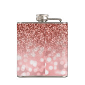 Trauzeugin-Rosen-GoldGlitzer-kundenspezifische Flachmann (Rückseite)