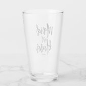 Trauzeugin | Schwarz-Script-Stil Glas (Rückseite)