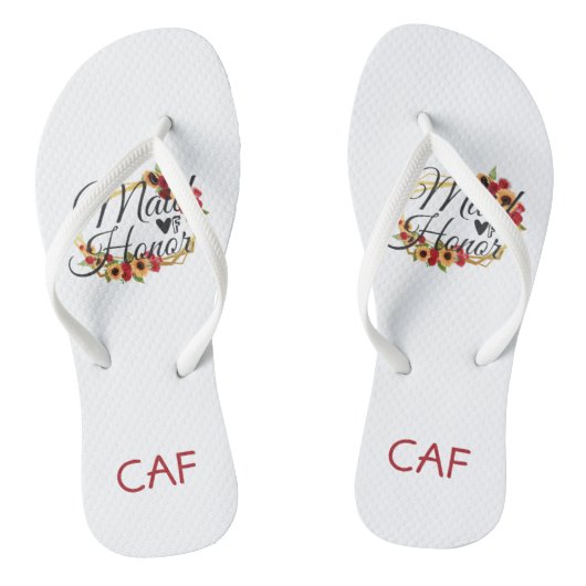 Trauzeugin Sonnenblumen Rose Blumengeschenk Badesandalen (Fußbett)