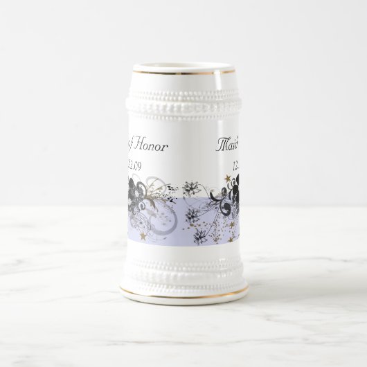 Trauzeugin Stein Bierglas (Mittel)