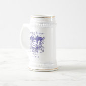 Trauzeugin Stein Wedding Vintag Lions Bierglas (Vorderseite Links)