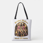 Trauzeugin Stolz in einem Brautparty Thema Tasche (Rückseite)