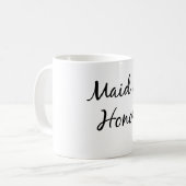 Trauzeugin-Tasse Kaffeetasse (Vorderseite Links)