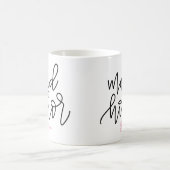 Trauzeugin-Tasse - kundengerechte Briefgestaltung Kaffeetasse (Mittel)