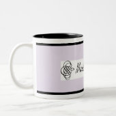 Trauzeugin-Tasse - Lavendel Zweifarbige Tasse (Links)