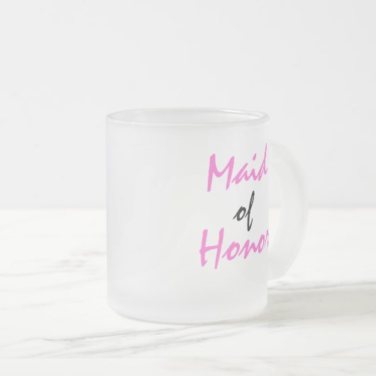 Trauzeugin-Tasse Mattglastasse (VorderseiteRechts)