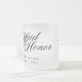 Trauzeugin-Tasse Mattglastasse (Vorderseite Links)