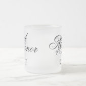 Trauzeugin-Tasse Mattglastasse (Mittel)