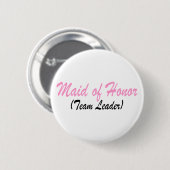 Trauzeugin (Teamleiter) Button (Vorne & Hinten)