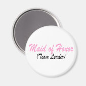 Trauzeugin (Teamleiter) Magnet (Vorderseite/Rückseite)