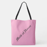 Trauzeugin Tote Bag Tasche<br><div class="desc">Maßgeschneiderter Totbeutel für Trauzeugin (oder Zoll). *Ändern Sie Hintergrund und/oder Schriftart Farbe,  Schriftart,  2 Stile,  2 Größen.</div>