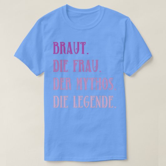 Trauzeugin Trauzeugin Bachelor T-Shirt (Design vorne)