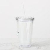 Trauzeugin Tropical Palm Blätter Bachlorette Acryltrinkbecher (Links)