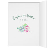 Trauzeugin Vielen Dank, Cactus & Succulents (Innen (Links))