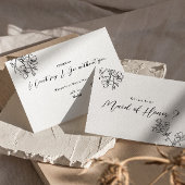 Trauzeugin Vorschlag Delikate Blume Elegant Einladung