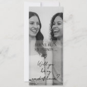 Trauzeugin Vorschlag Foto Memory Collage Save The Date (Vorderseite)