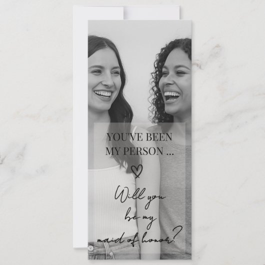 Trauzeugin Vorschlag Foto Memory Collage Save The Date (Vorderseite)