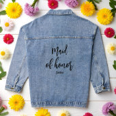 Trauzeugin Wedding Brautparty Jeansjacke