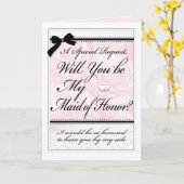 Trauzeugin Wedding Schöne Rosenherzen Karte (Gelbe Blume)