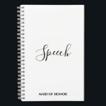 Trauzeugin Wedding Speech Notebook Notizblock<br><div class="desc">Trauzeugin Wedding Speech Notebook</div>