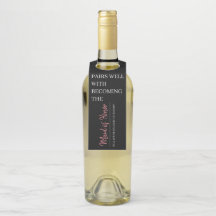 Trauzeugin Wine Flasche