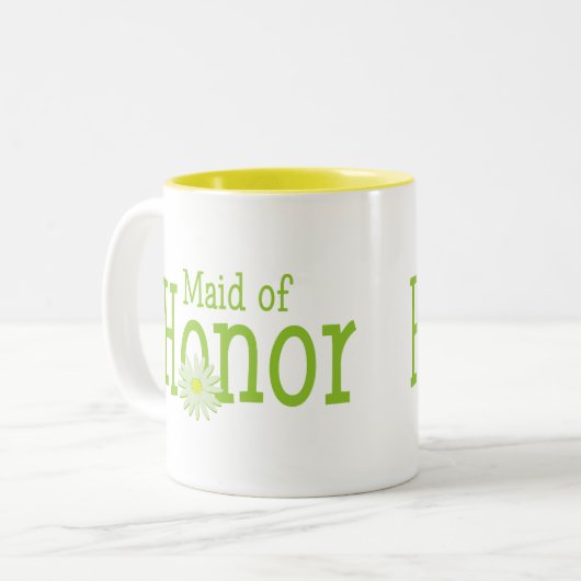 Trauzeugin Zweifarbige Tasse (Vorderseite Links)