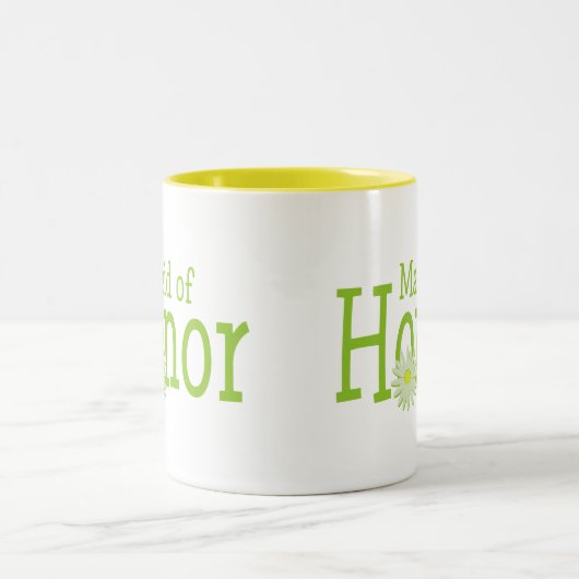 Trauzeugin Zweifarbige Tasse (Mittel)