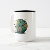 Travball for fan zweifarbige tasse (Vorderseite Links)