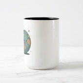 Travball for fan zweifarbige tasse (Mittel)