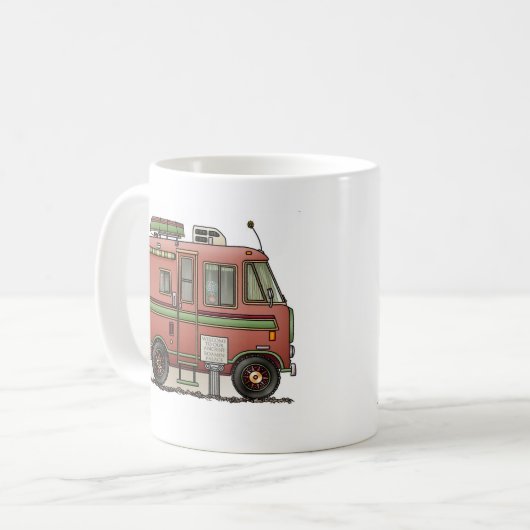 Travco BewegungsZuhause-Camper RV Kaffeetasse (Vorderseite Links)