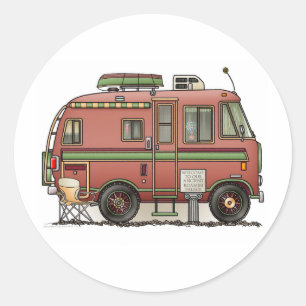 Travco BewegungsZuhause-Camper RV Runder Aufkleber
