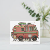 Travco Motor Zuhause Camper RV Postkarte (Stehend Vorderseite)