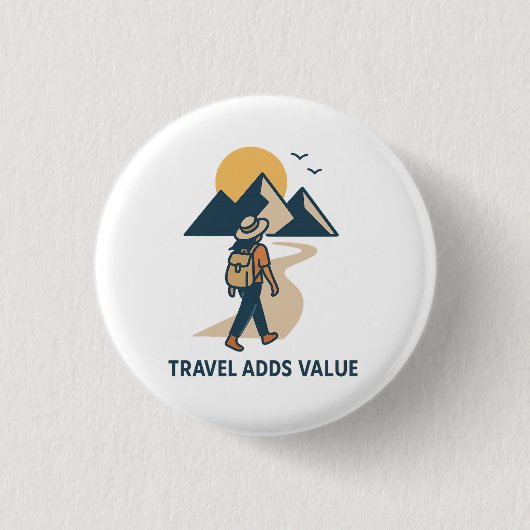 Travel adds value button (Vorderseite)