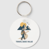 Travel adds value schlüsselanhänger (Rückseite)