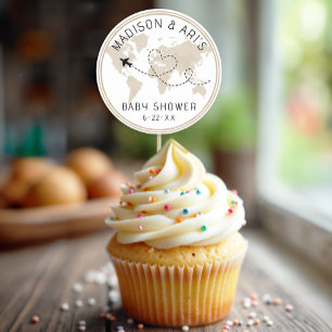 Travel Adventure Baby Shockaufkleber Runder Aufkleber