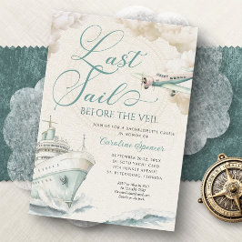 Travel Adventure Cruise Bachelorette Party Einladung