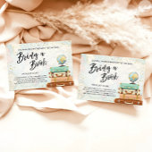 Travel Adventure Gold Baby Dusche Bringen Sie ein  Begleitkarte