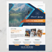 Travel Agency Flyer Template (Vorne/Hinten)