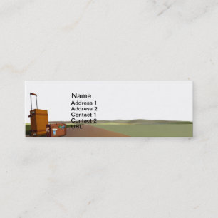 Travel Agent Business Card Mini Visitenkarte