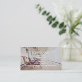 Travel Agent Business Card Visitenkarte (Stehend Vorderseite)