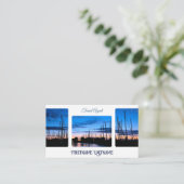 Travel Agent dramatische Himmelfahrt Marina Sonnen Visitenkarte (Stehend Vorderseite)