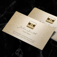 Travel Agent Modern Gold Monogram