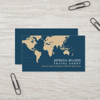 Travel Agent Moderne Visitenkarte