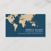 Travel Agent Moderne Visitenkarte (Vorderseite)
