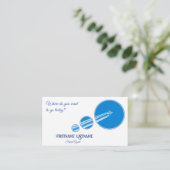 Travel Agent träumt Segelyacht Marina Sonnenunterg Visitenkarte (Stehend Vorderseite)