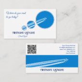 Travel Agent träumt Segelyacht Marina Sonnenunterg Visitenkarte (Vorne/Hinten)