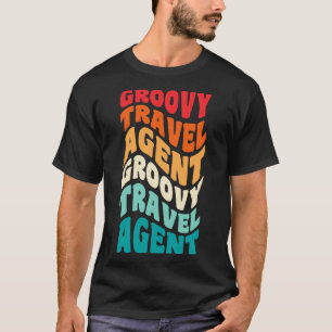 Travel Agent Vintag Retro 60er 70er 80er Vibes T-Shirt