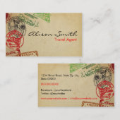 Travel Agent Visitenkarte (Vorne/Hinten)