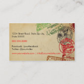 Travel Agent Visitenkarte (Rückseite)